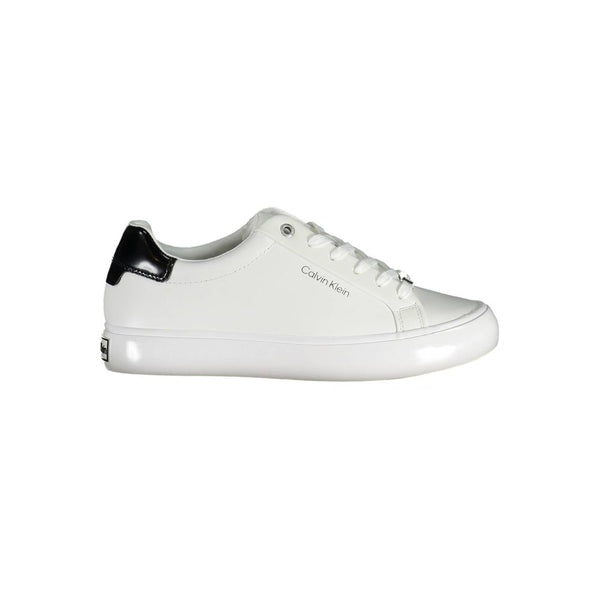 Weißes Leder Damen Sneaker