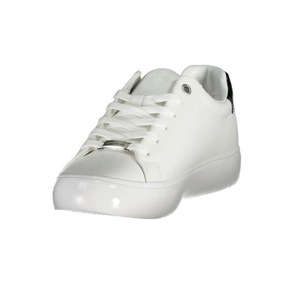 Weißes Leder Damen Sneaker