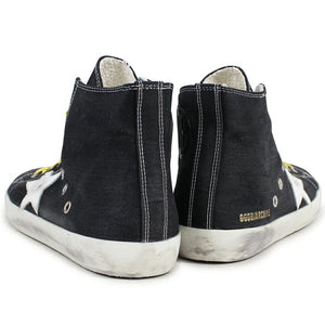Schwarzer Canvas-Sneaker