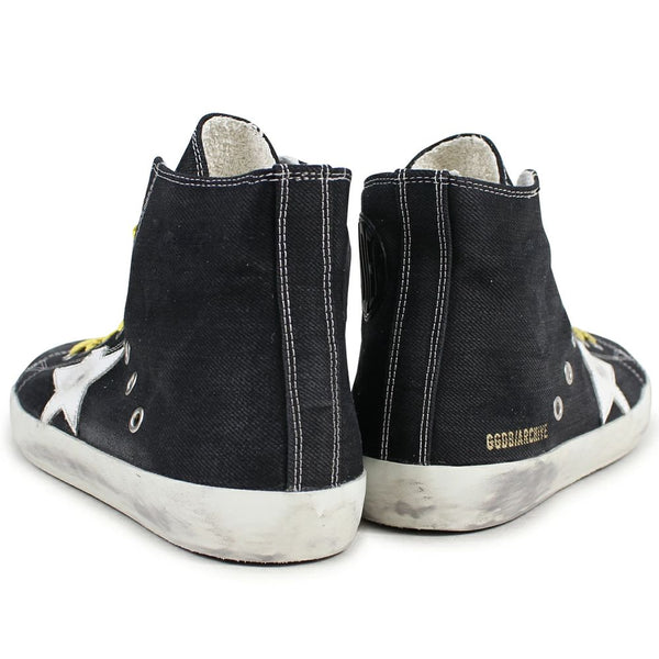 Schwarzer Canvas-Sneaker
