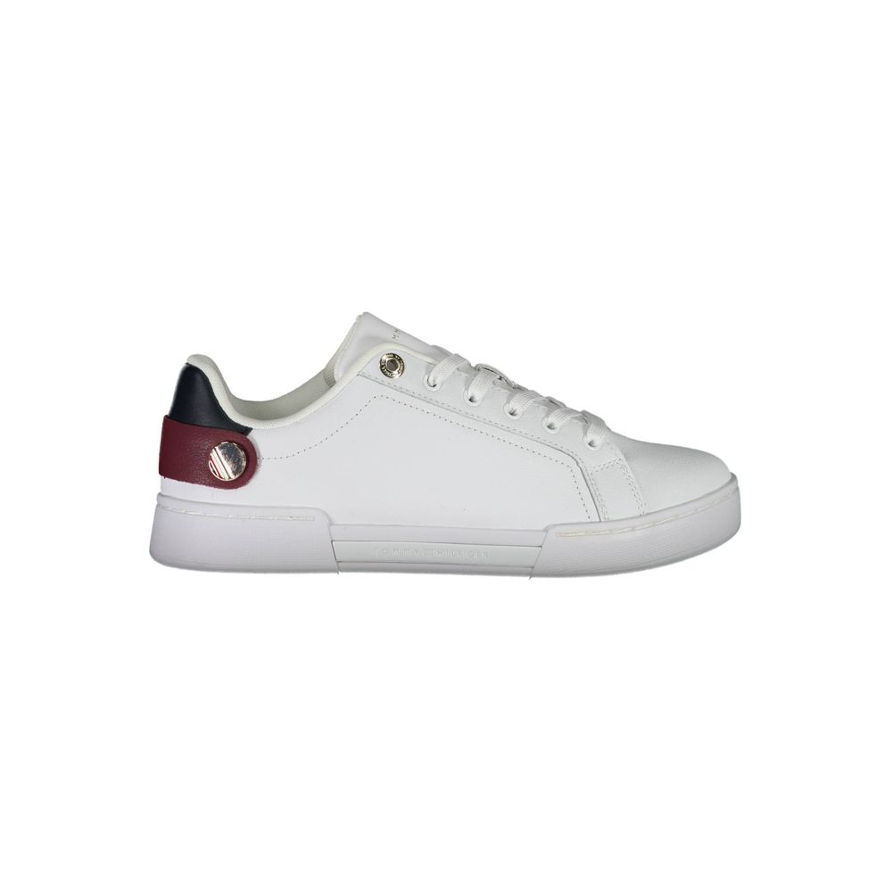 Weißes Polyethylen Damen Sneaker