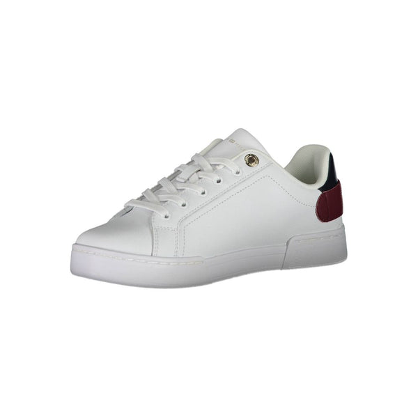 Weißes Polyethylen Damen Sneaker