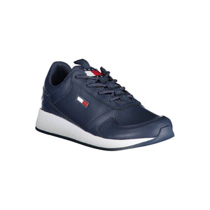 Blaue Polyethylen Herren Sneaker