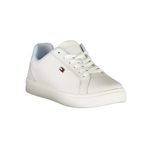 Sneaker aus weißem Polyester