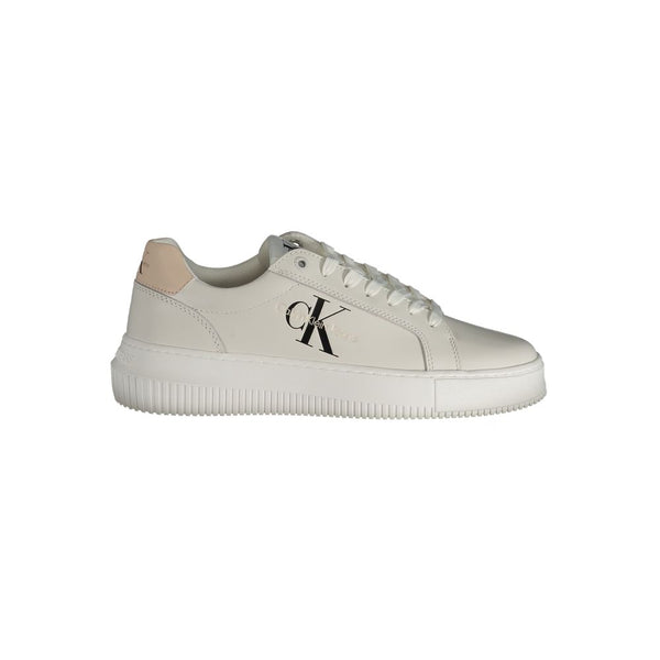 Sneaker aus weißem Polyester
