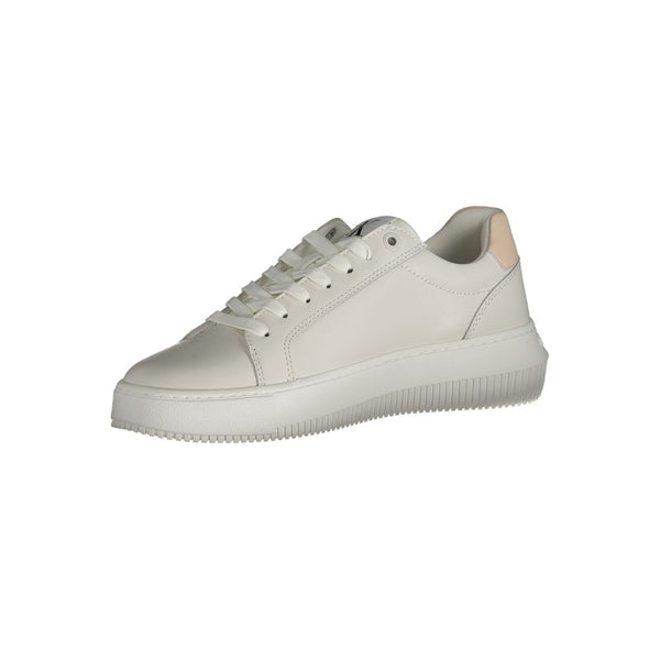 Sneaker aus weißem Polyester