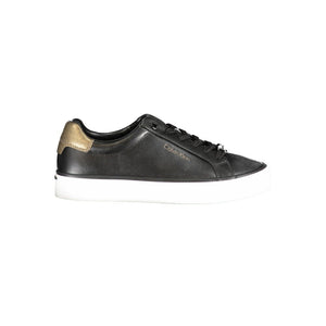 Schwarzer Polyester Sneaker