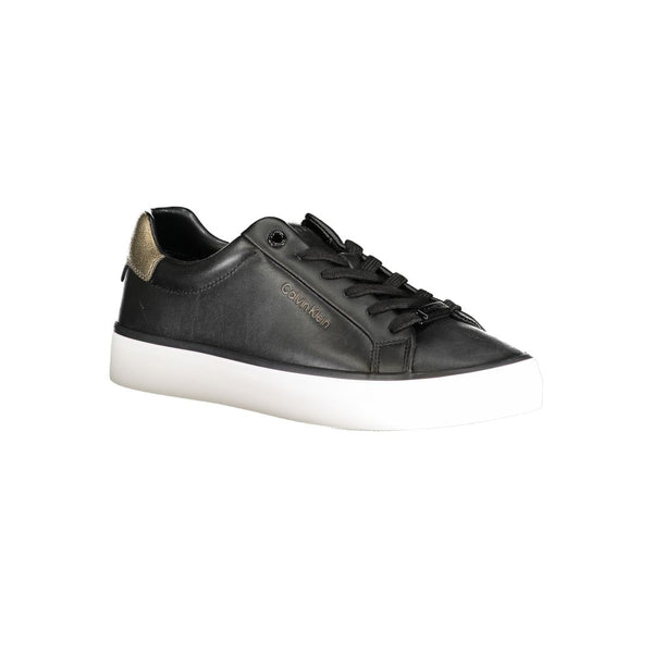 Schwarzer Polyester Sneaker