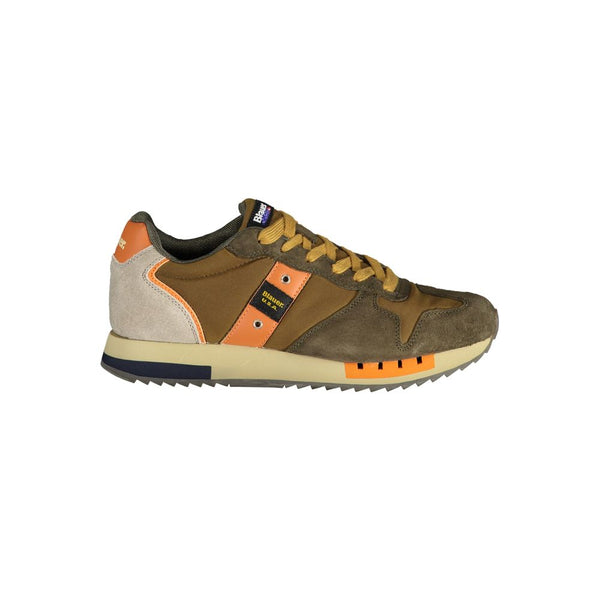 Brauner Polyester Sneaker