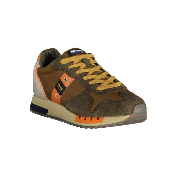 Brauner Polyester Sneaker