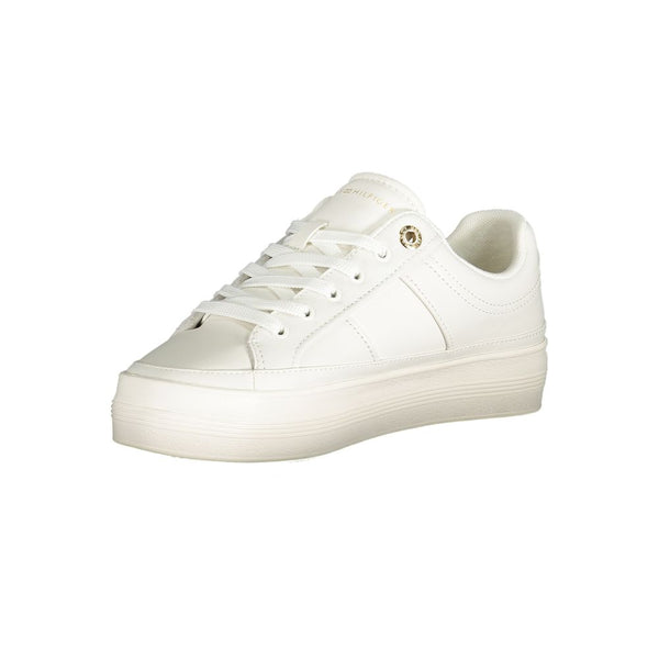 Weißes Polyethylen Damen Sneaker