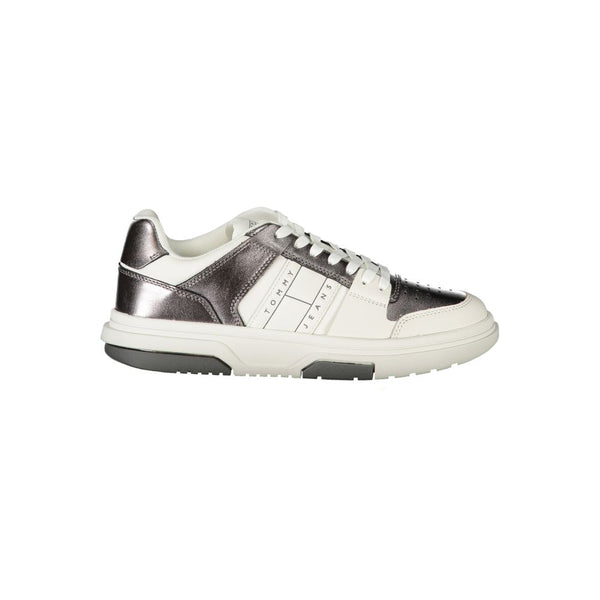 Weißes Polyethylen Damen Sneaker