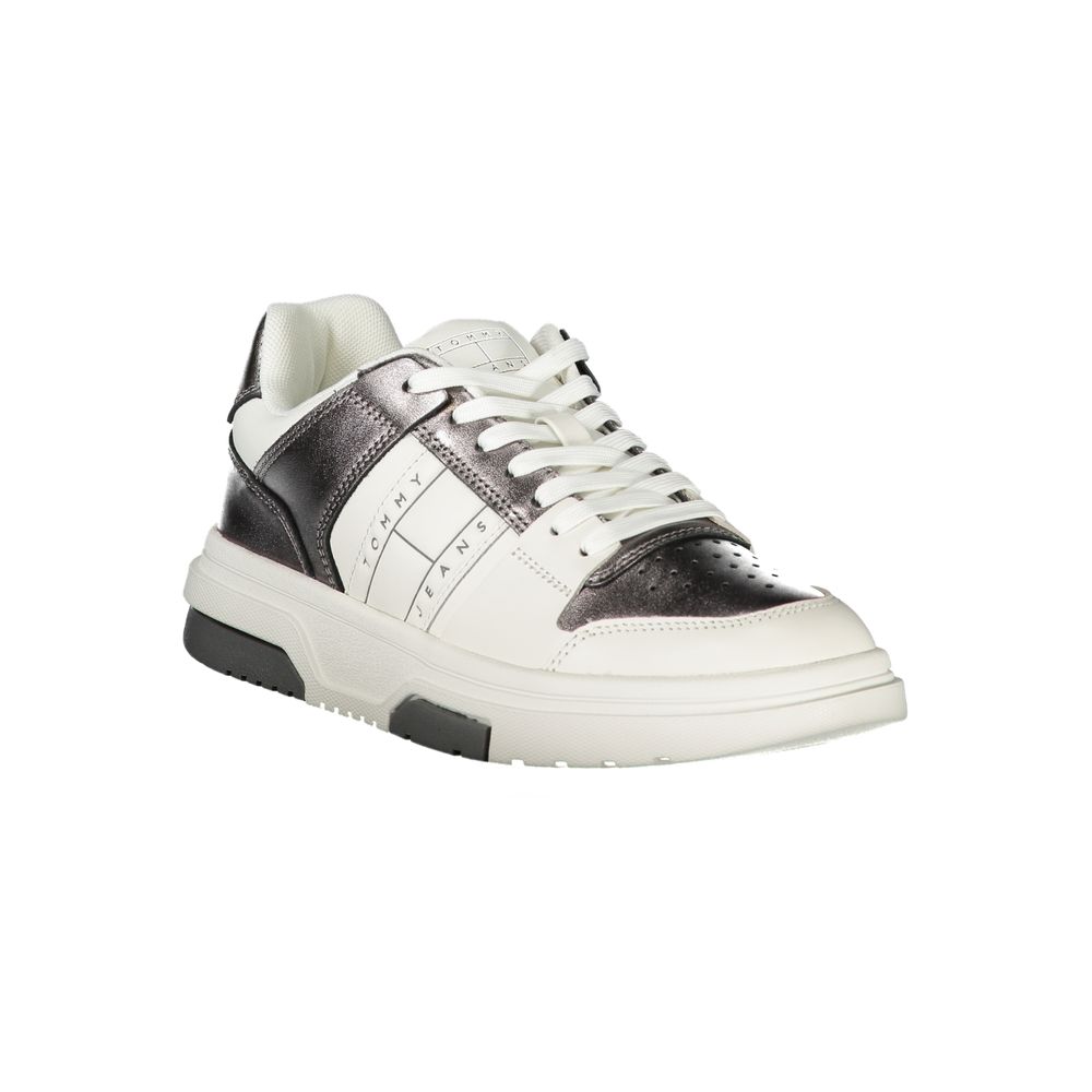 Weißes Polyethylen Damen Sneaker