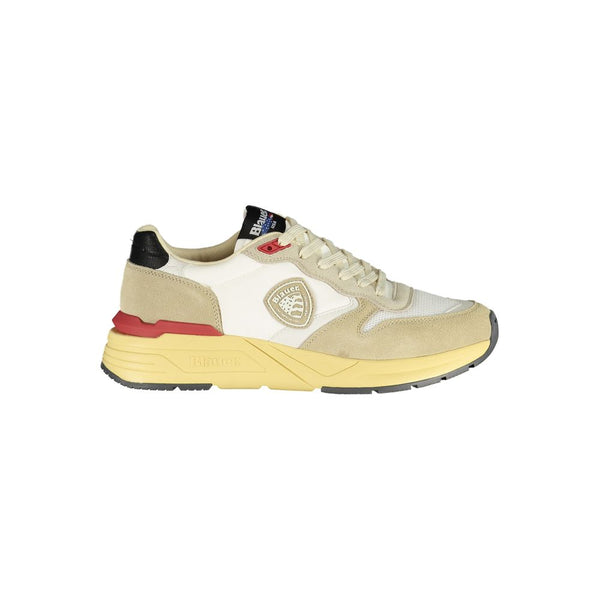 Beige Polyester Herren Sneaker