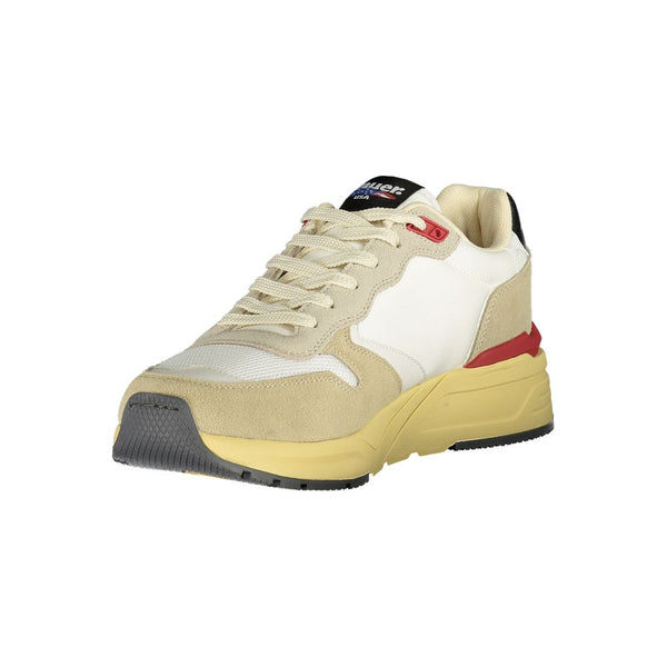 Beige Polyester Herren Sneaker