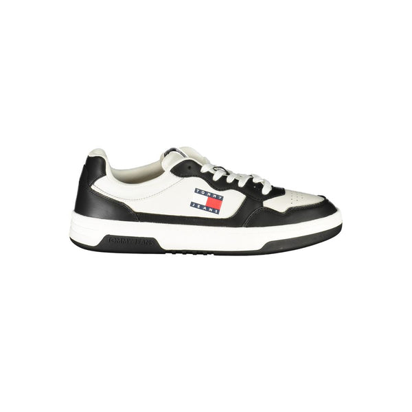Schwarzes Leder Herren Sneaker