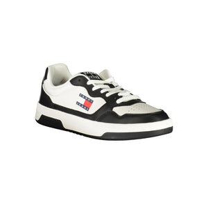 Schwarzes Leder Herren Sneaker