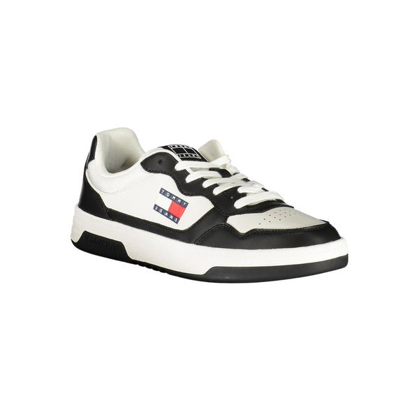 Schwarzes Leder Herren Sneaker