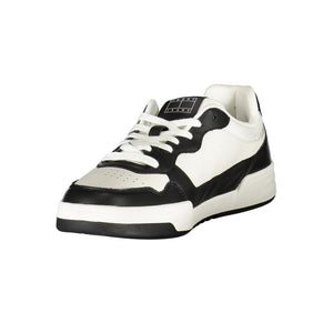 Schwarzes Leder Herren Sneaker