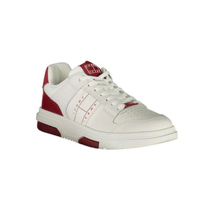 Rote Leder Herren Sneaker