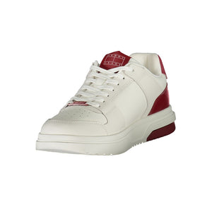 Rote Leder Herren Sneaker