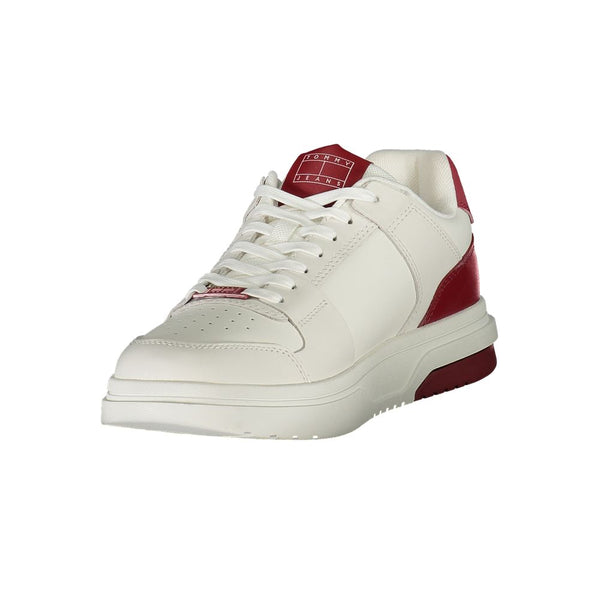 Rote Leder Herren Sneaker