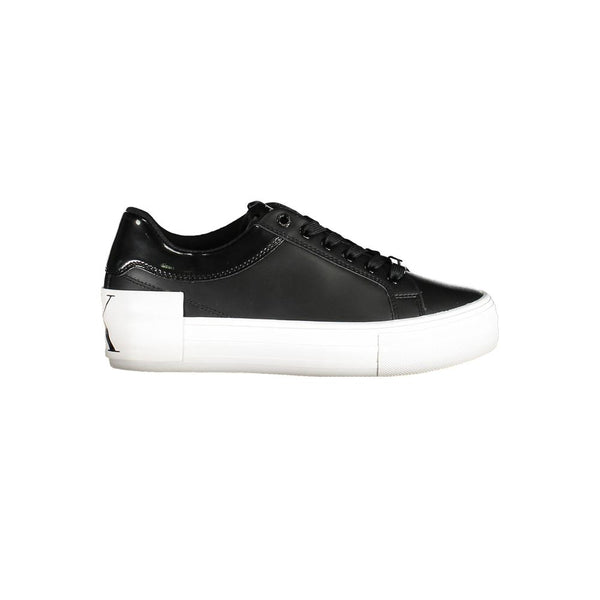 Schwarzer Polyester Sneaker