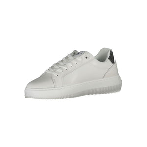 Sneaker aus weißem Polyester