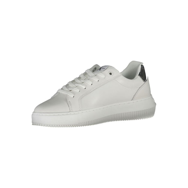 Sneaker aus weißem Polyester