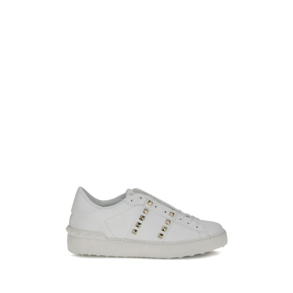 Weiße Kalbshaut Bos Taurus Sneakers mit niedrigem Schaft