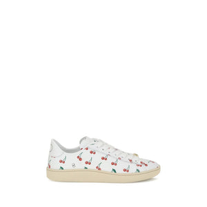 Weiße Kalbshaut Bos Taurus Sneakers mit niedrigem Schaft