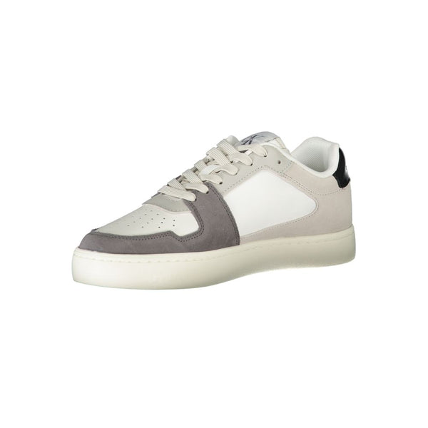 Weiß Polyester Männer Sneaker