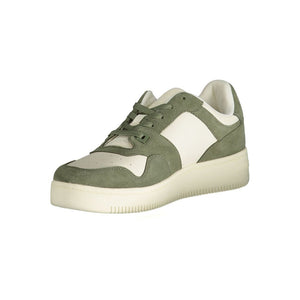 Grüner Polyester Sneaker