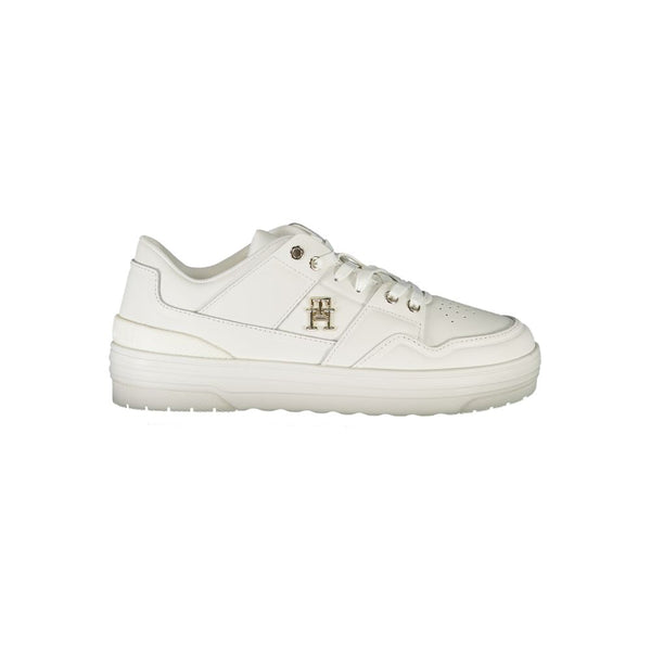 Weißes Leder Damen Sneaker
