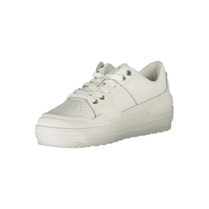 Weißes Leder Damen Sneaker