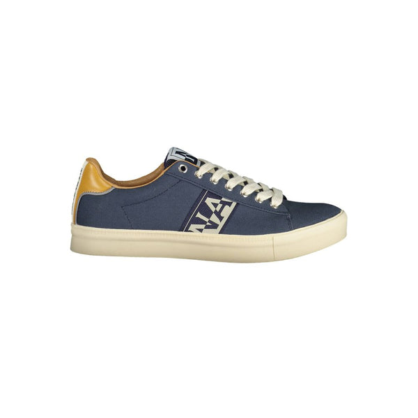 Blauer Polyester Herren Sneaker