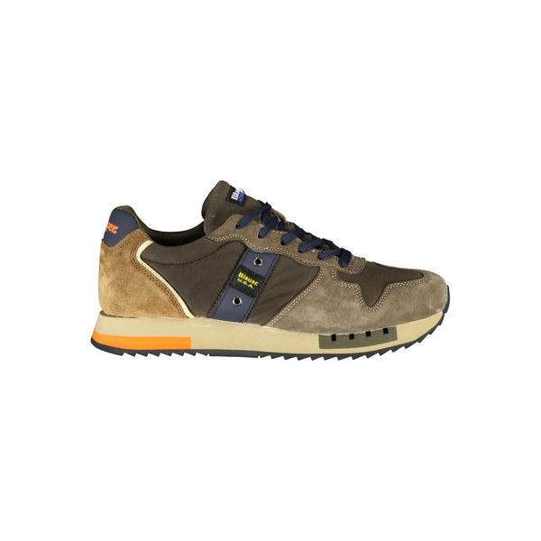 Grüner Polyester Sneaker
