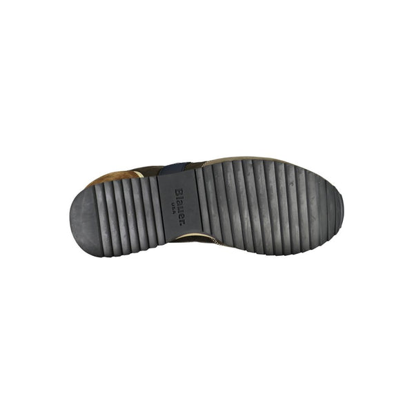 Grüner Polyester Sneaker