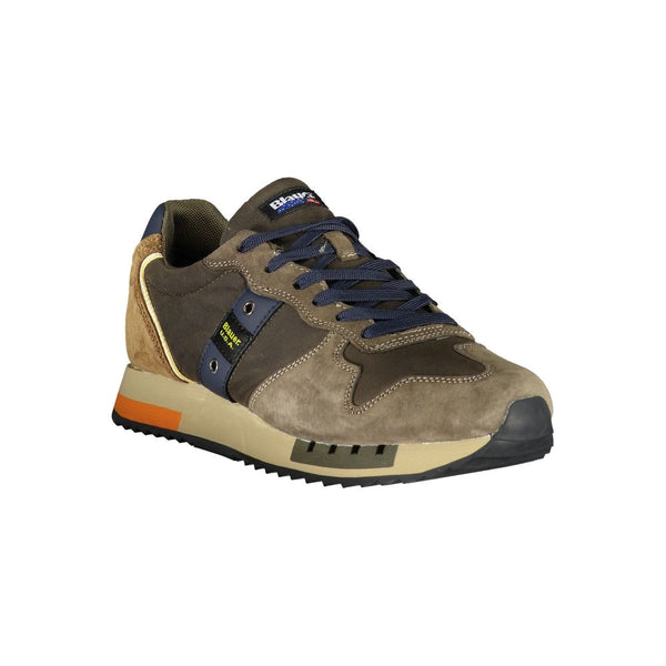 Grüner Polyester Sneaker