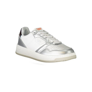 Sneaker aus weißem Polyester