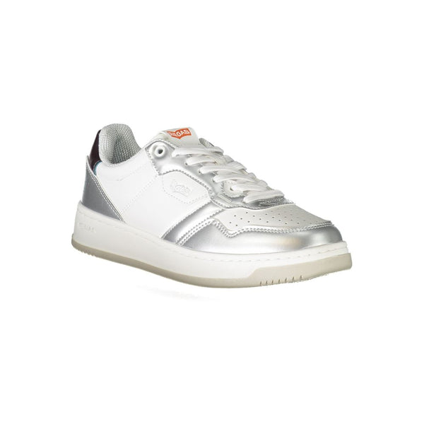 Sneaker aus weißem Polyester
