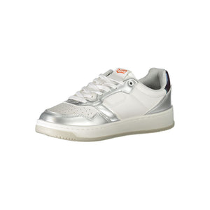 Sneaker aus weißem Polyester