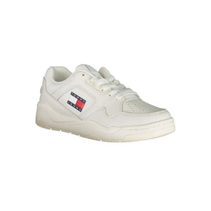 Sneaker aus weißem Polyester