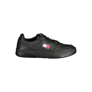 Schwarzes Polyethylen Herren Sneaker