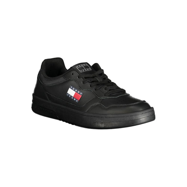 Schwarzes Polyethylen Herren Sneaker
