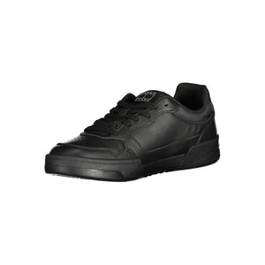 Schwarzes Polyethylen Herren Sneaker