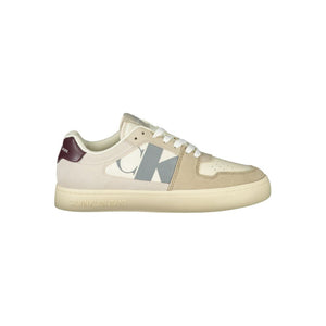 Beige Polyester Herren Sneaker