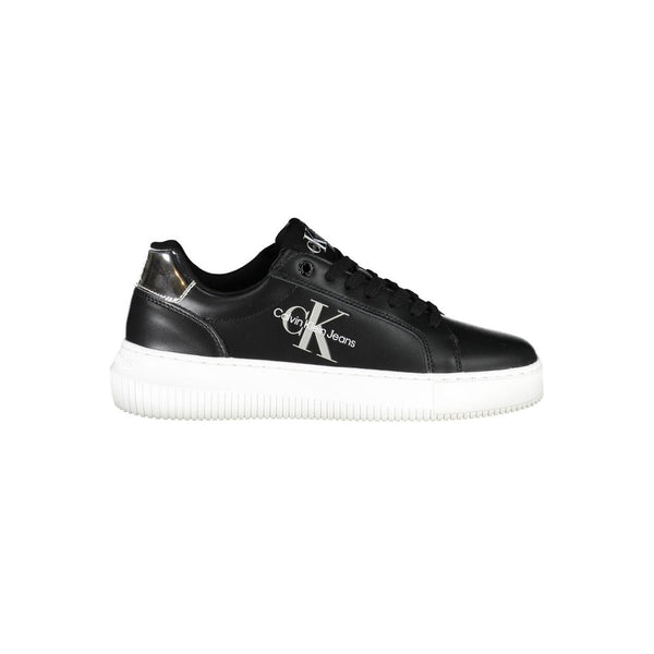 Schwarzer Polyester Damen Sneaker