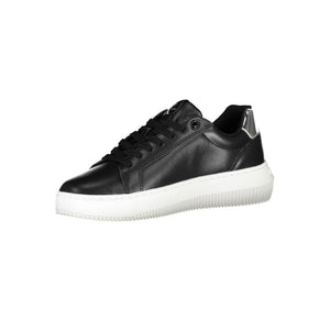 Schwarzer Polyester Damen Sneaker