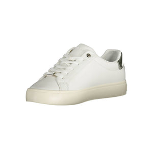 Weißes Leder Damen Sneaker